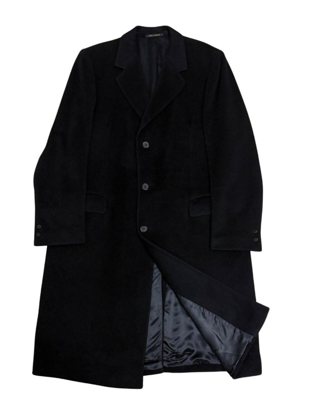 Vintage Black Men's Pea Coat